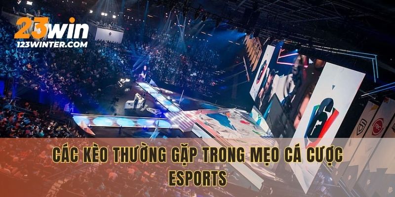 Các kèo thường gặp trong mẹo cá cược Esports